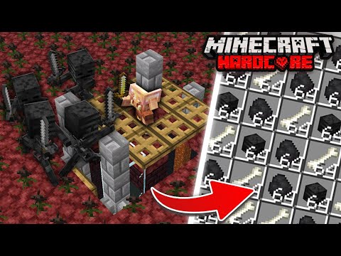 Ich habe eine Witherskelett Farm in Minecraft Hardcore gebaut #7 | Flexi