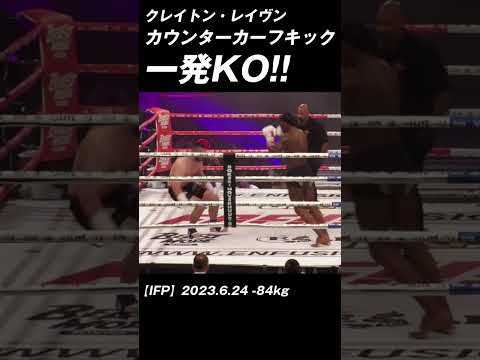 カーフキック一発KO!! #K-1 #RISE #GLORY #ONE