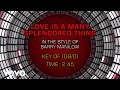 Barry Manilow - Love Is A Many Splendored Thing (Karaoke Guide Vocal)