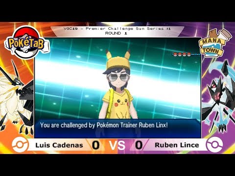Luis Cadenas VS Ruben Lince - RONDA 1 VGC19 Premier Challenge Sun Series #1