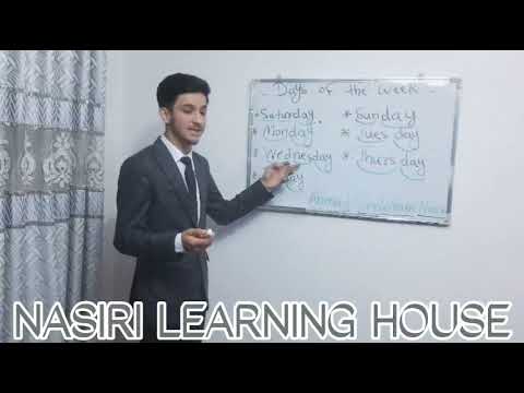 Syllables of the DAYS of the WEEK