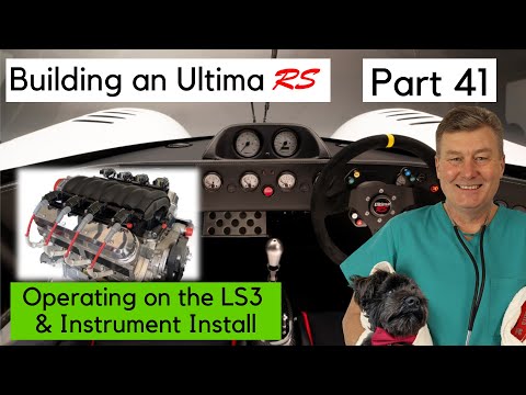 Building an Ultima RS with Nigel Dean. Part 41. LS3 detailing and instrumentation install