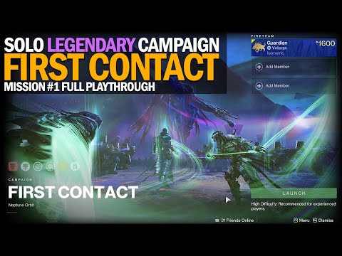 Solo Legendary Lightfall Campaign - Mission #1 "First Contact" [Destiny 2 Lightfall]
