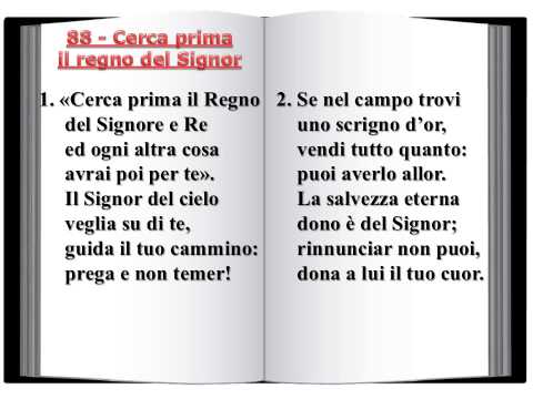 88 Cerca prima il reno del Signore - Innario Chiesa Cristiana Avventista del Settimo Giorno 2014