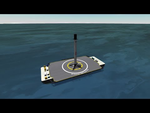 Drone Ship Landing KSP