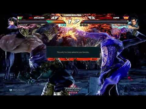 TWT 2022 - Loser Semi - Final | Arslan Ash VS Caiper | Tekken 7 #tekken