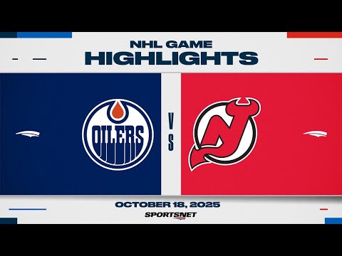 NHL Highlights | Oilers vs. Devils - October 18, 2025
