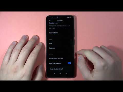Redmi 13C: Turn On/Off Auto Screen Rotation