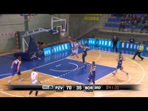 BBL: "Pieno Žvaigždės" - "Borisfen" 2016 10 25 rungtynių apžvalga