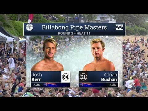 Josh Kerr vs Adrian Buchan - Round Three, Heat 11 - 2015 Billabong Pipe Masters