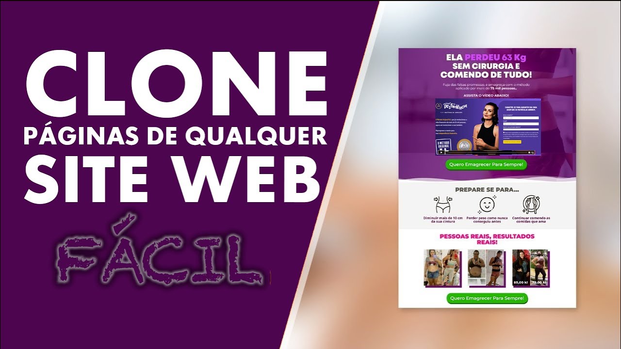 Como CLONAR páginas de sites e editar - FÁCIL