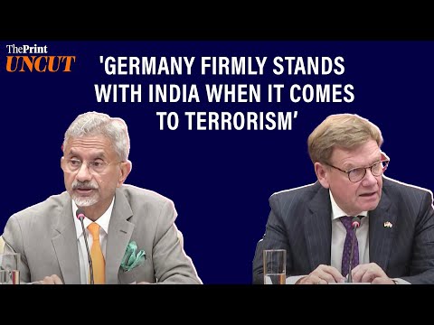 'Germany firmly stands with India when it comes to terrorism,' says German FM in a presser with EAM