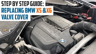 HOW TO REPLACE VALVE COVER GASKET FOR BMW X5, X6 N55 Engine E70/E71 (2009-2014) #bmwx5 #bmwx6
