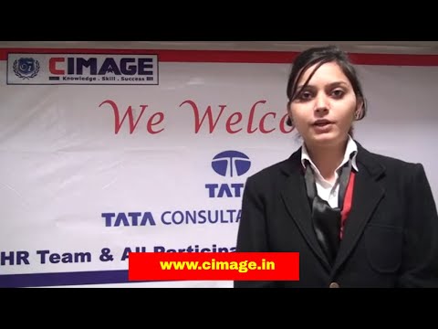 CIMAGE Student Rupam Kumari Placed in TCS Sharing her Experience