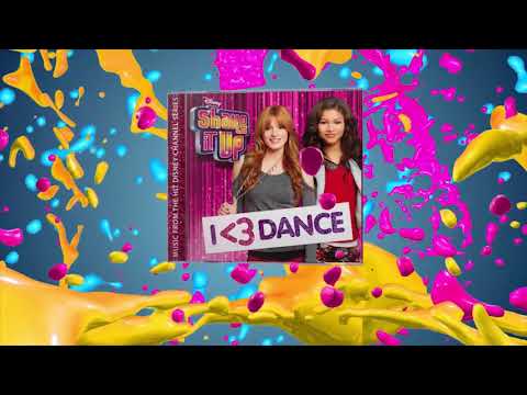Fast montage from the 2013 promo: audience wide, crane shot, and graphics flashing I <3 Dance