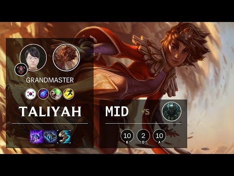 Taliyah Mid vs Pyke - KR Grandmaster Patch 10.7