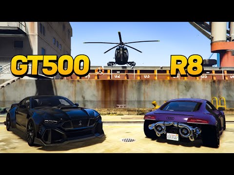 Rescatamos Un GT500 Y Un R8 Twin Turbo De La Policia Gta Rp