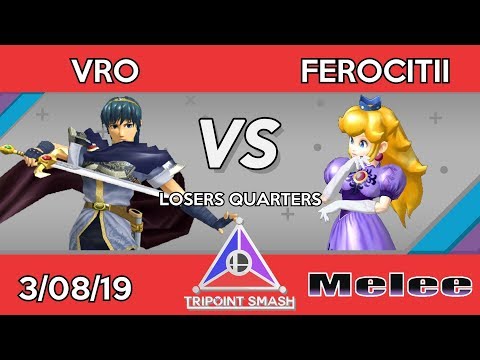 Tripoint Smash 51 - Losers Quarters - Vro (Marth) Vs. Ferocitii (Peach)