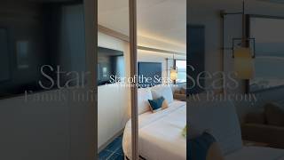 Family Infinite Oceanview Balcony on the new #staroftheseas ​⁠@RoyalCaribbean #royalpartner