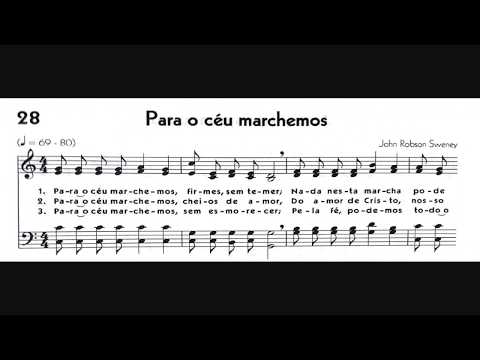 Hinário 5 CCB - Hino 028 - Para o céu marchemos - Strings - Teclado Yamaha PSR S670