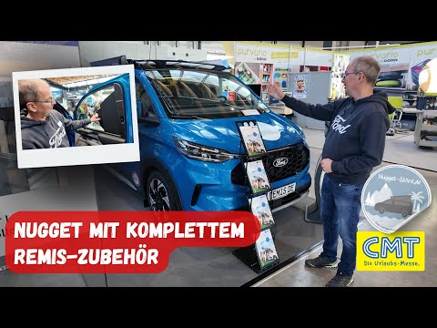 Ford CamperVan Zubehör auf der CMT: Ford Nugget mit Remifront