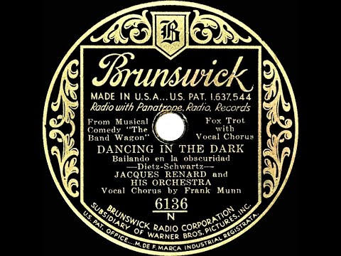 1931 Jacques Renard - Dancing In The Dark (Frank Munn, vocal)
