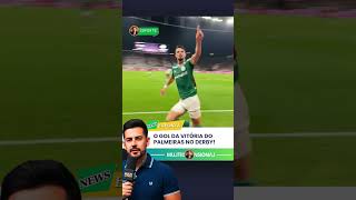O gol da vitória DO PALMEIRAS no Derby!