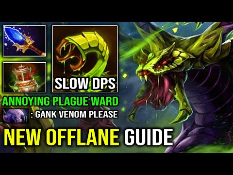 NEW Pro 2022 Venomancer Offlane Guide | Annoying Poison Slow DPS with Aghanim Spirit Vessel Dota 2