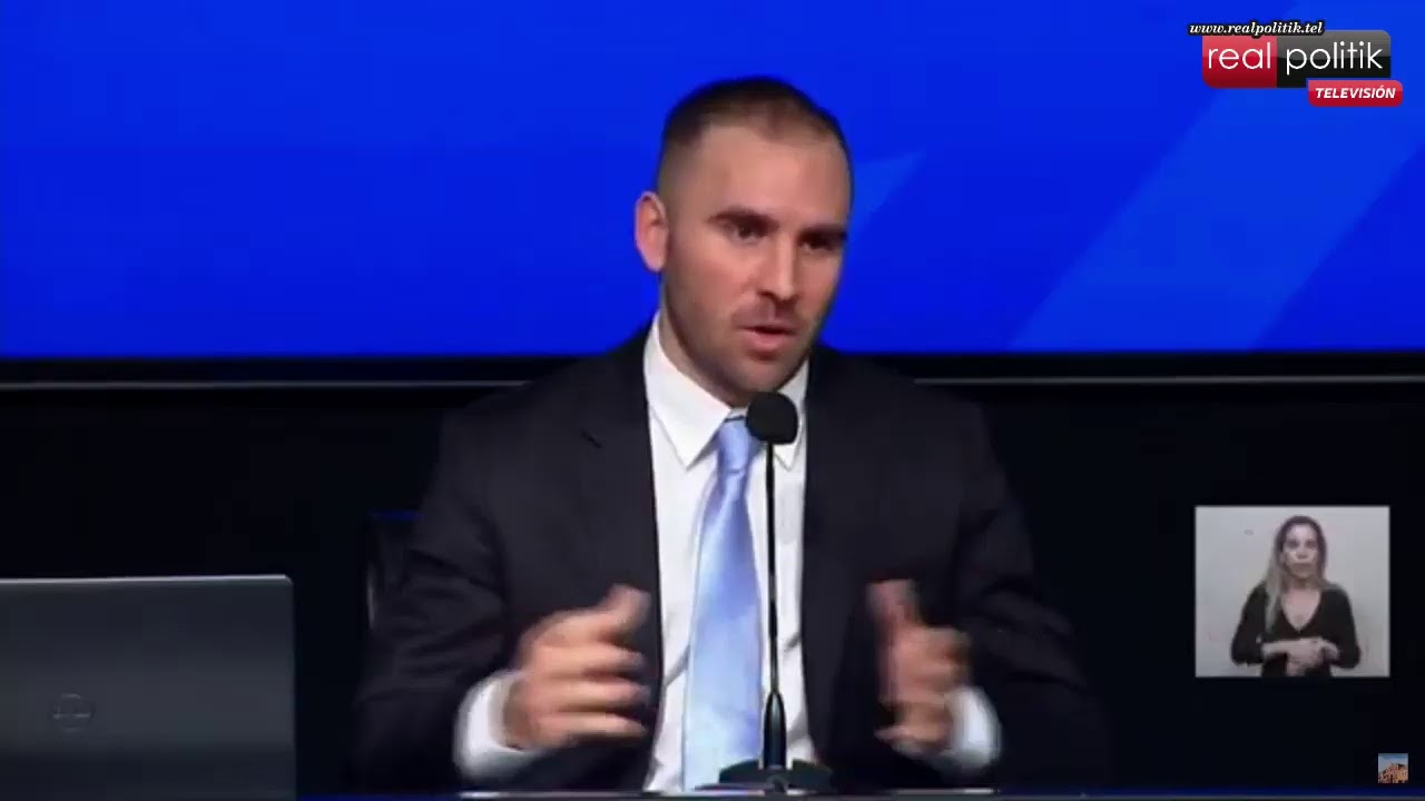 Conferencia de prensa de Martín Guzmán sobre el acuerdo de reestructuración de la deuda