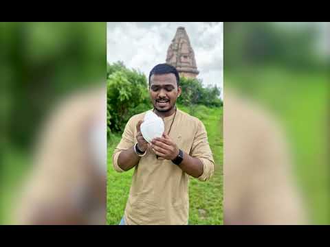 Om Shabda-Brahman Blowing Vamavrati Shank for Pooja, Arti, Bhajan video