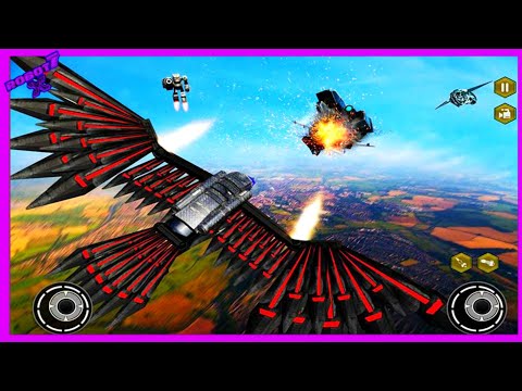 US Police Spy Crow Transforming Robot Bike Android gameplay