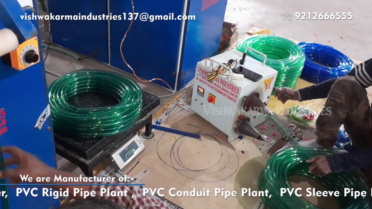 PVC Transparent Garden Pipe Plant / Garden Pipe Manufacturing Process By Vishwakarma Industries