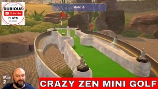 Crazy Zen Mini Golf on the Nintendo Switch actual Game Play and Review