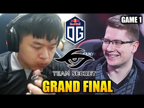 OG vs SECRET GAME 1 GRAND FINAL - TROLL FIRST PICK!??