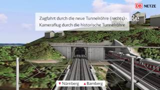 preview picture of video 'VDE 8: Burgbergtunnel bei Erlangen, 3D-Animationsfilm'