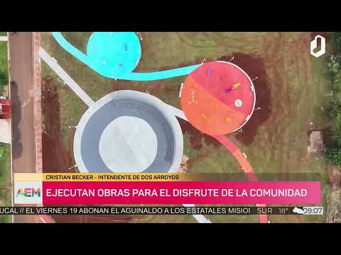 #AhoraEnMisiones: Inauguraron plaza con anfiteatro en Dos Arroyos