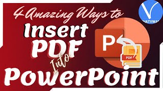 How to insert PDF into PowerPoint? - 4 Amazing ways