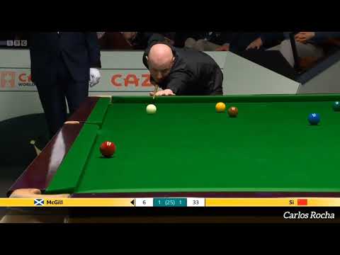 Anthony McGill vs Si Jiahui - World Snooker Championship 2023 - Quarter Final - 1st Session (1080p)