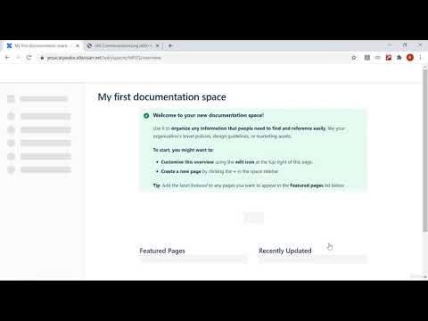 Atlassian Confluence Masterclass 2020 Lecture 25   Space Blueprints Documentation Space