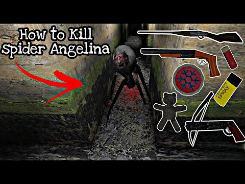 How to kill spider Angelina (Granny Update 1.8)