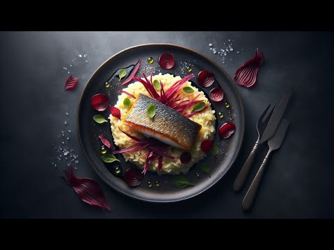 Sea Bass Risotto: The Art of Fine Dining Cooking