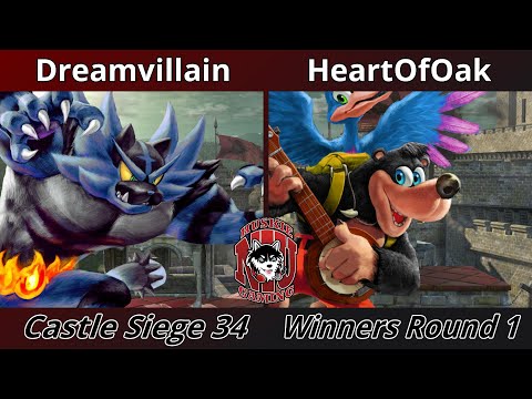 Castle Siege 34 - Winners Round 1 - Dreamvillain (Incineroar) vs HeartOfOak (Banjo)