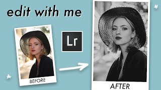 How I EDITED this PHOTO - Black and White style in LIGHTROOM