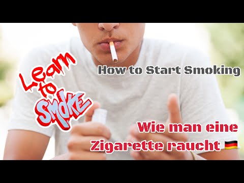 Wie man eine Zigarette raucht 🇩🇪