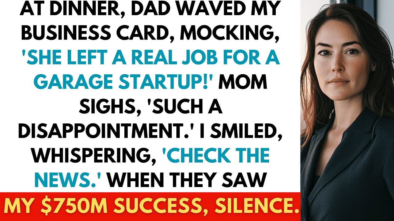 Parents Mocked My "Failed" Business Until They Saw My Earnings Featured on Bloomberg Last Night!