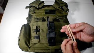 How To Attach A Tourniquet To Molle Gear With Rubber Bands