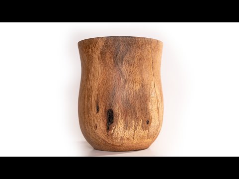 Woodturning - An Oak Vase