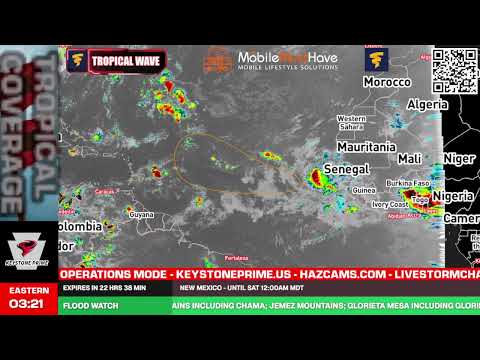 9/12/25 - Tropical Wave - Satellite View - Graphics Test