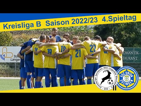 GSV Langenfeld II - BSC Union Solingen Highlights | Kreisliga B, 4. Spieltag 2022/23