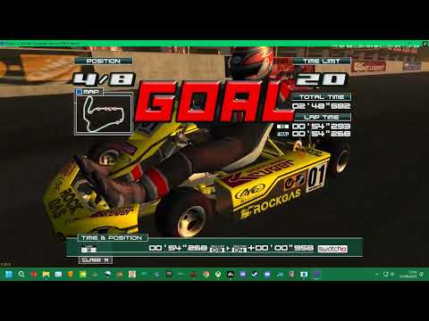SEGA NAOMI FLYCAST 4K - club kart EUROPEAN SESSION 2000 - CLASS NOVICE - CIRCUIT 1-3